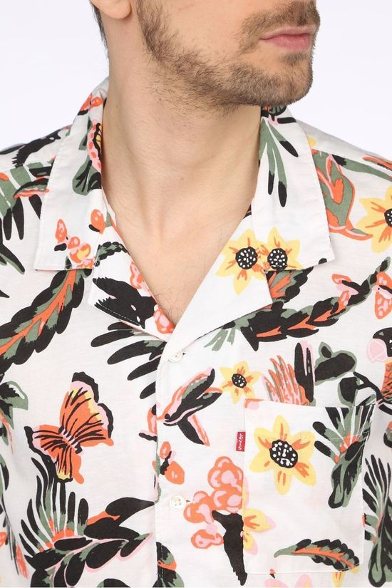 Levi's Hemd Cubano Shirt White/Ass. Flower
