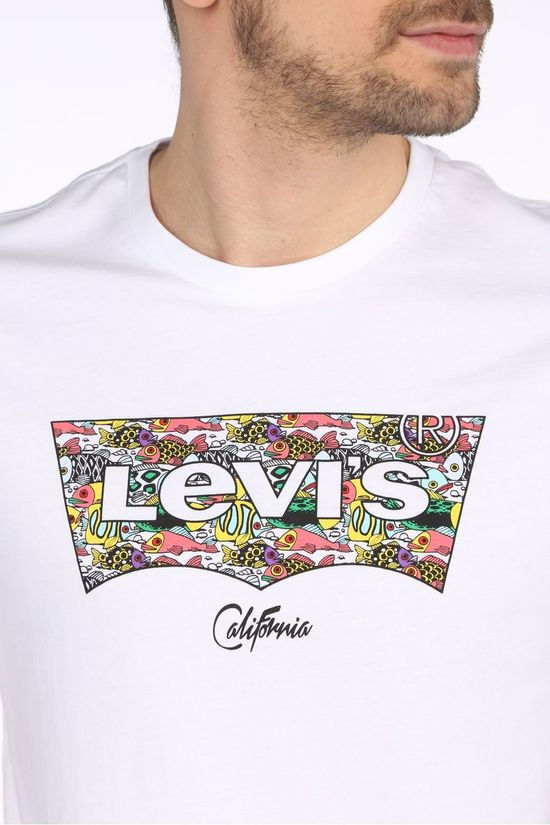 Levi's T-Shirt Housemark Graphic white