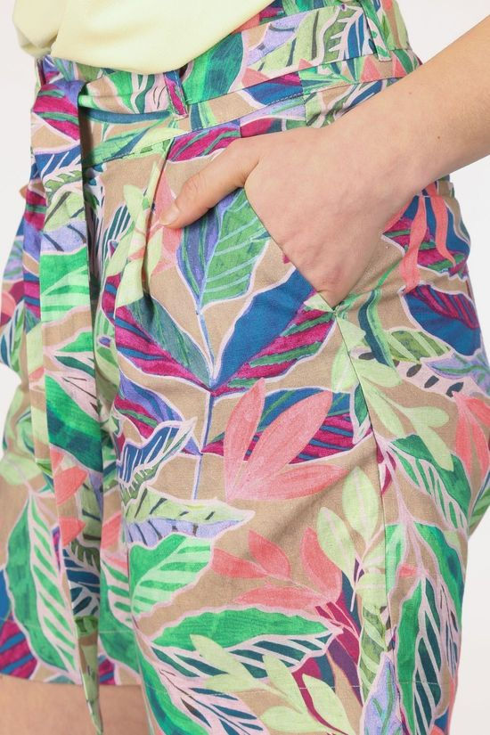Terre Bleue Short Levine Lime Green/Fuchsia