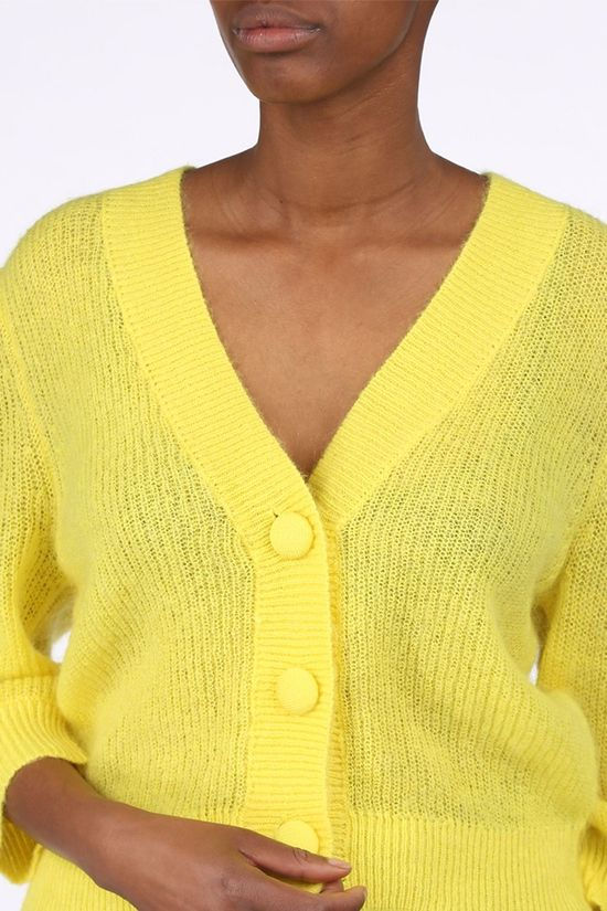 Terre Bleue Cardigan Saar mid yellow