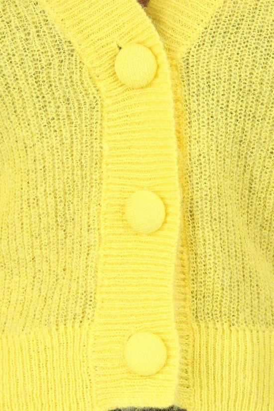 Terre Bleue Cardigan Saar mid yellow
