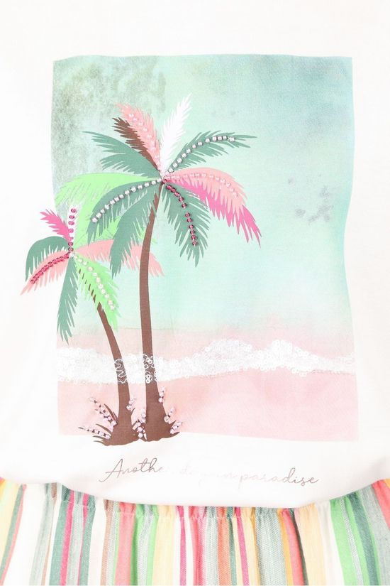 Terre Bleue T-Shirt Heaven white