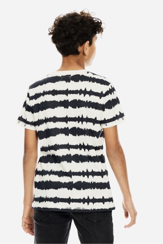 Garcia T-Shirt C13408 Off White/Ass. Flower