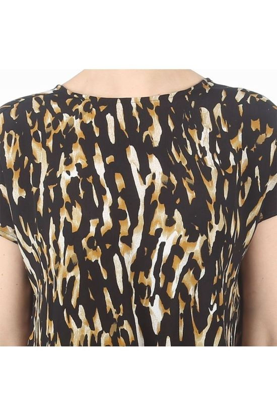 CKS Dames Blouse  Katelyn Black/Dark Yellow