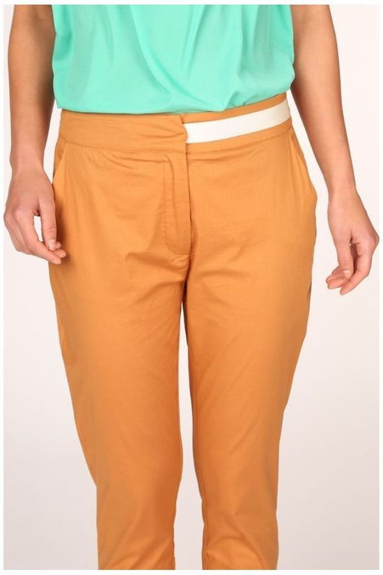 Vila Joy Broek Amsterdam-L-39-A Camel Brown
