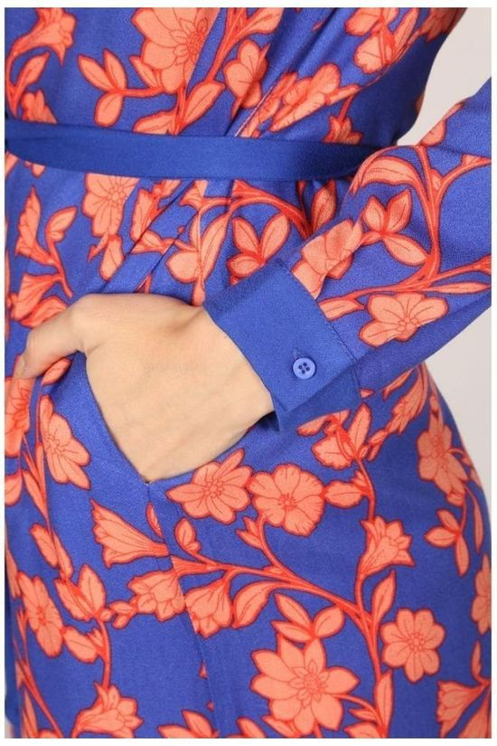 Vila Joy Robe Kinshasa-L-53-A royal blue/light pink