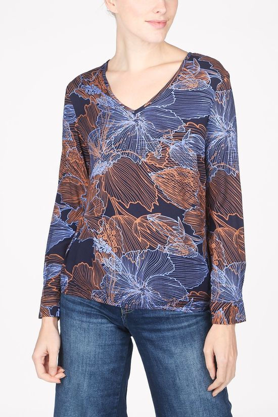 Vila Joy Blouse Apple-L-22-F Navy Blue