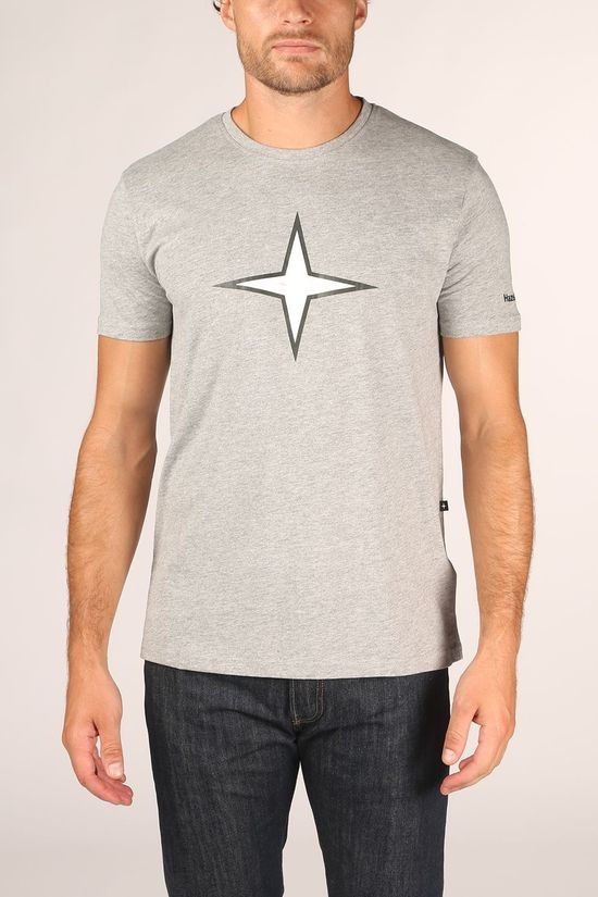 Haze & Finn T-Shirt Me-0011 Light Grey Marle