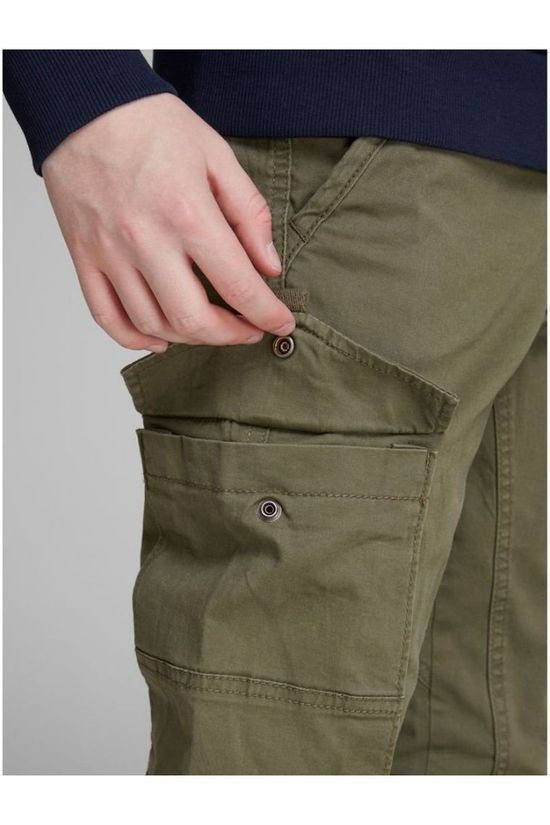 Jack & Jones Broek JJ Paul Green mid khaki