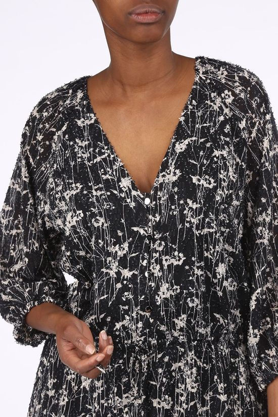 Inwear Robe Josetta Navy Blue/Ecru