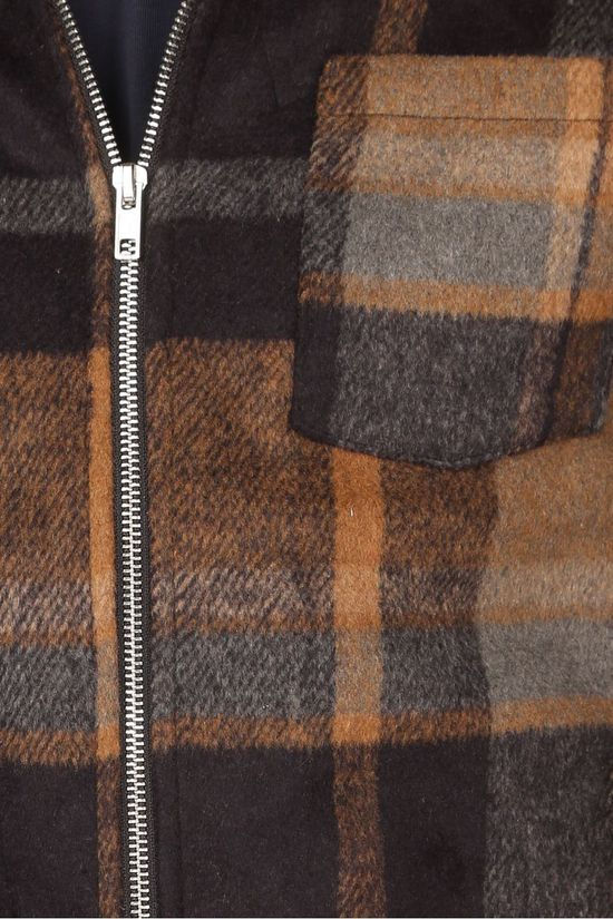 RVLT Hemd 3767 Dark Blue/Camel Brown