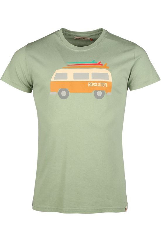 Revolution T-Shirt 1214Van light green