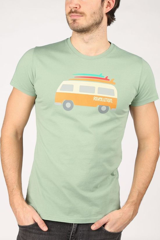 Revolution T-Shirt 1214Van light green