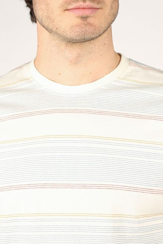 Revolution T-Shirt 1223 off white/dark blue