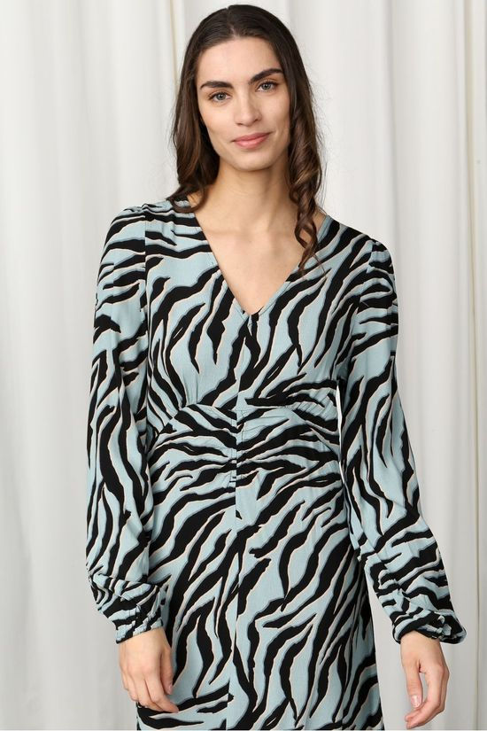 B.Young Jurk Byilka Light Blue/Black