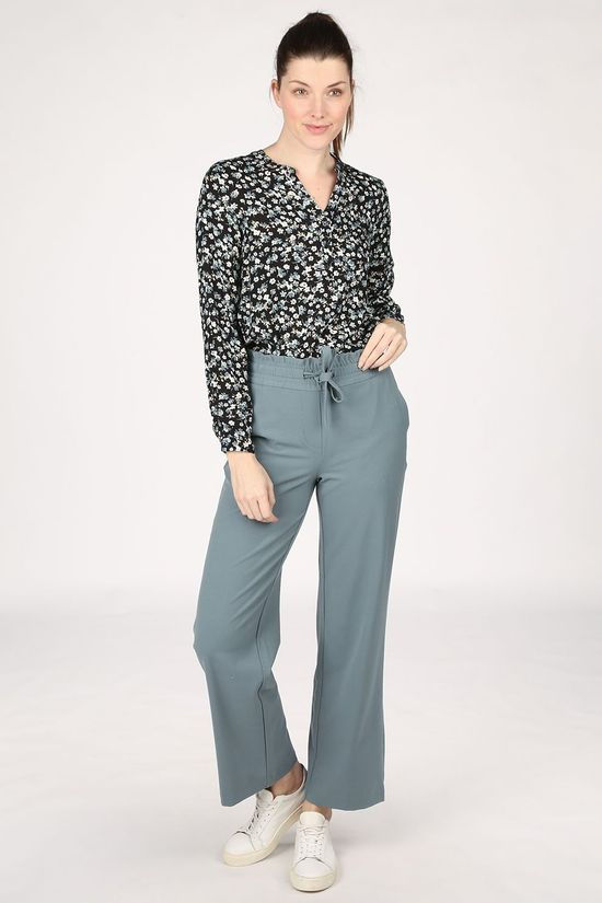 B.Young Blouse Byidra V Neck Black/Ass. Flower