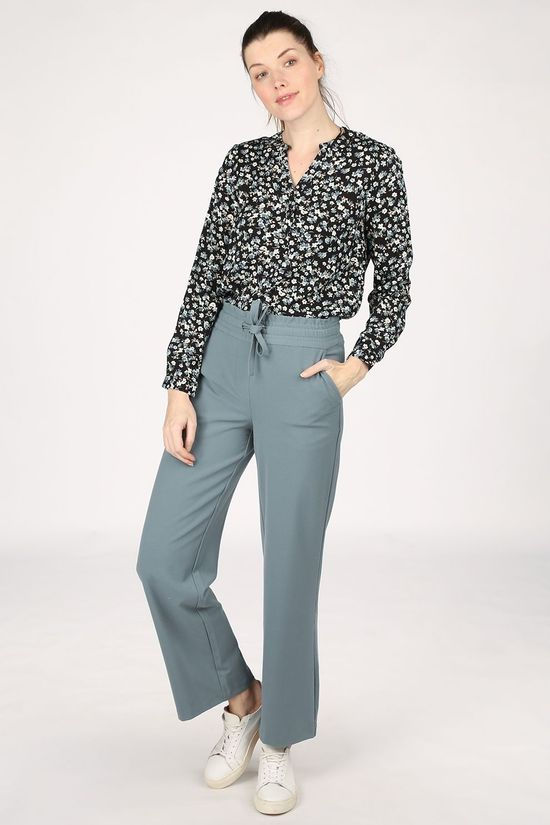 B.Young Blouse Byidra V Neck Black/Ass. Flower