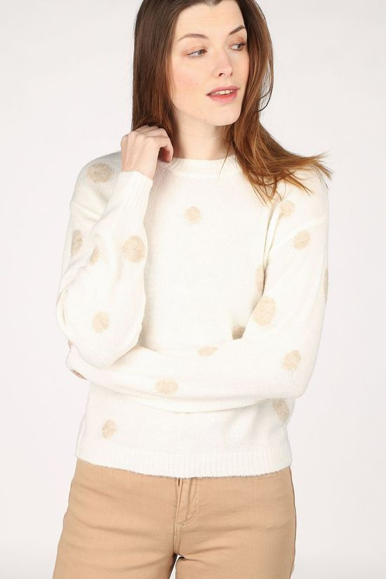 B.Young Pull Bymartine Dot Off White/Sand Brown