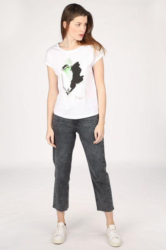 B.Young T-Shirt Bysanla Bath Off White/Black
