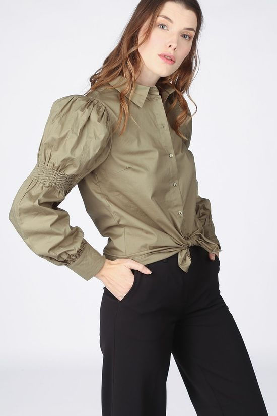 Ichi Blouse Ixgrenna mid khaki