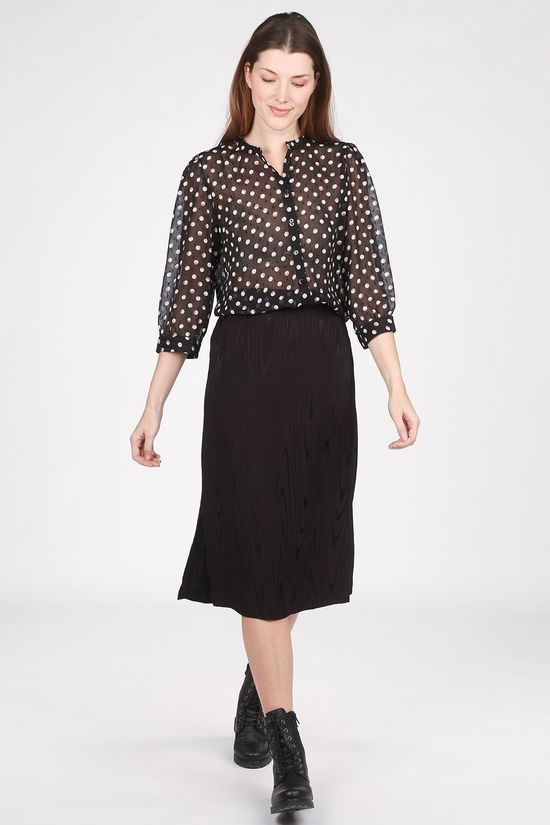 Ichi Blouse Ixlizzie Ms Black/White