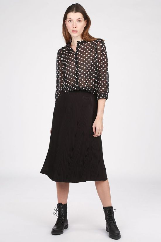 Ichi Blouse Ixlizzie Ms Black/White
