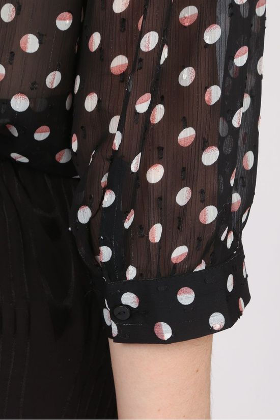 Ichi Blouse Ixlizzie Ms Black/White