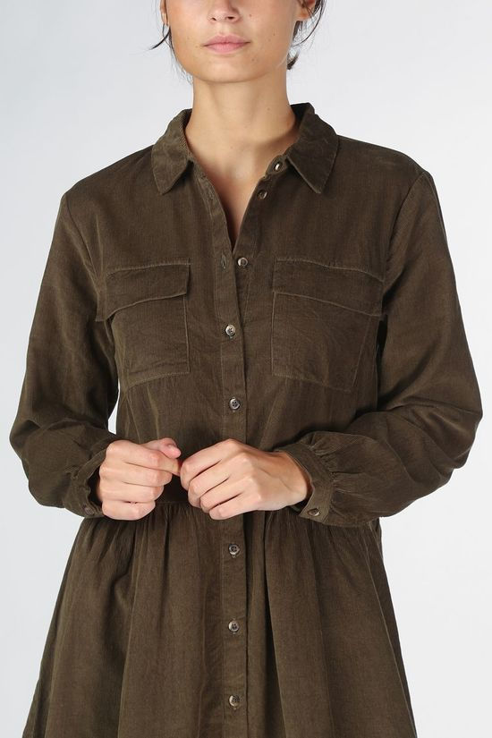 Moss Copenhagen Jurk Frea mid khaki