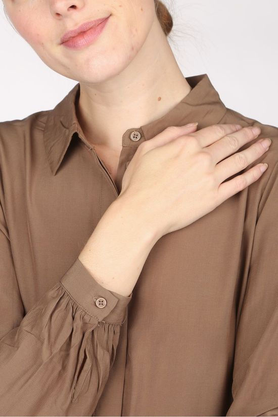 Moss Copenhagen Hemd Veda Melody Ls brown