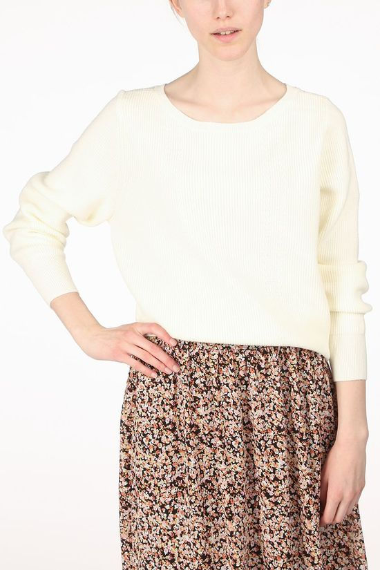 Moss Copenhagen Pull Enna Jilli Boatneck vanille