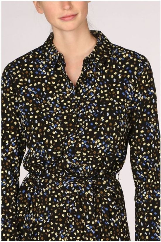 Soft Rebels Robe SbFlora Ls Long Black/Ass. Flower