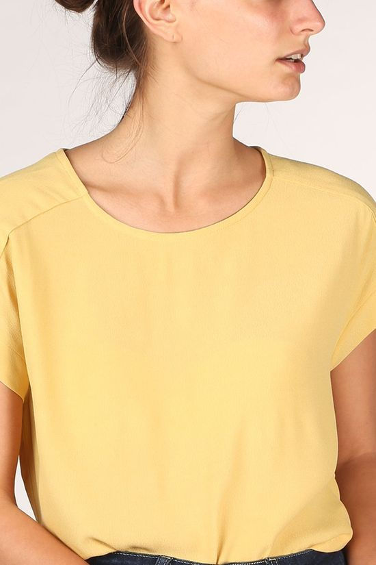Soft Rebels Blouse SbQuinn Ss light yellow