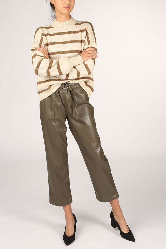 Soft Rebels Pull SbPatia Tneck Ecru/Brown