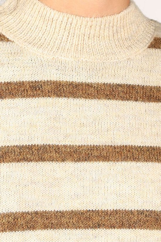 Soft Rebels Pull SbPatia Tneck Ecru/Brown