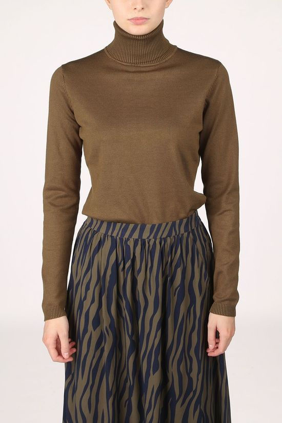 Soft Rebels Zara Rollneck dark khaki
