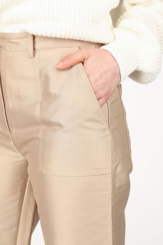 Soft Rebels Broek SbGail Hw Wide Ecru
