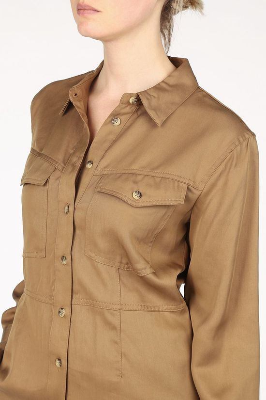 Soft Rebels Hemd SbMonica Ls Camel Brown