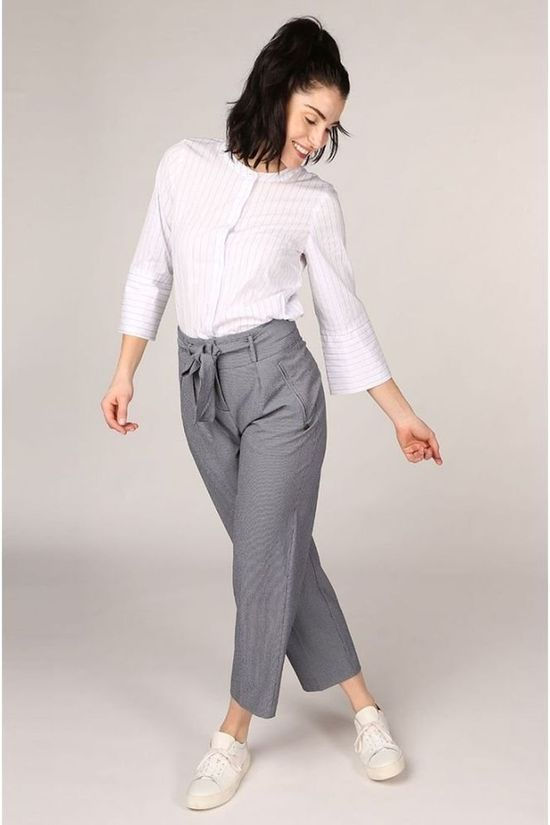 Numph Blouse Nuabbie white/light blue