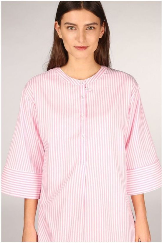 Numph Robe Nuaiden white/mid pink