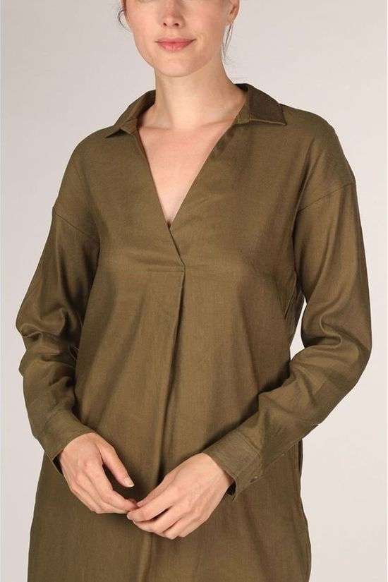 Numph Jurk Nuarianell mid khaki