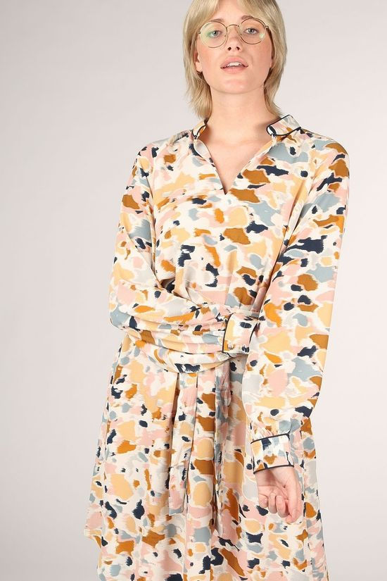 Numph Jurk begonia Off White/Assorted / Mixed