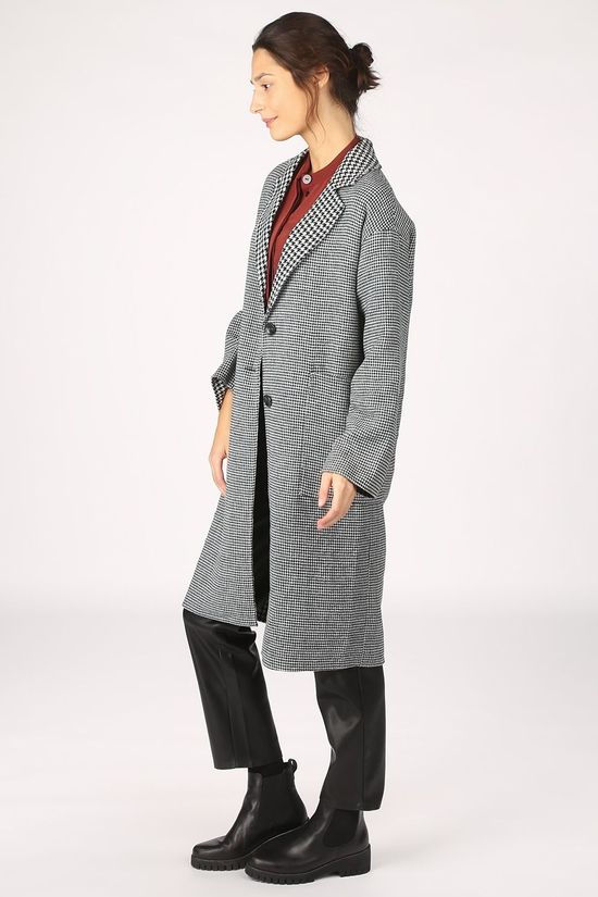 Numph Manteau batya Off White/Black