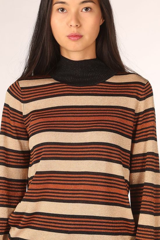 Numph Pull bree Rollneck Gold/Black