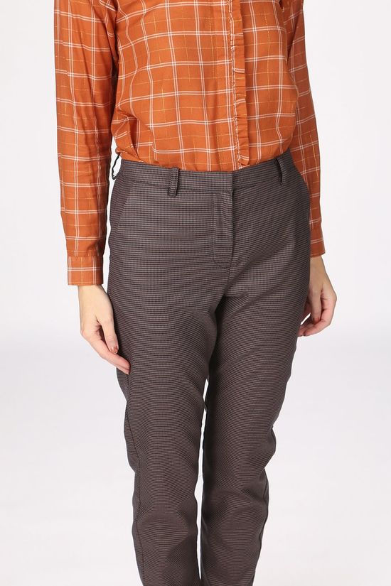 Numph Broek bette Gillen brown/blue