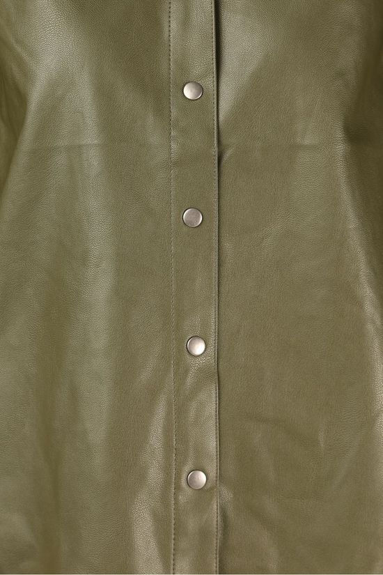 Numph Hemd belen dark khaki