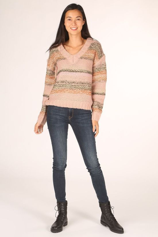 Numph Pull charlie V-Neck light pink/gold