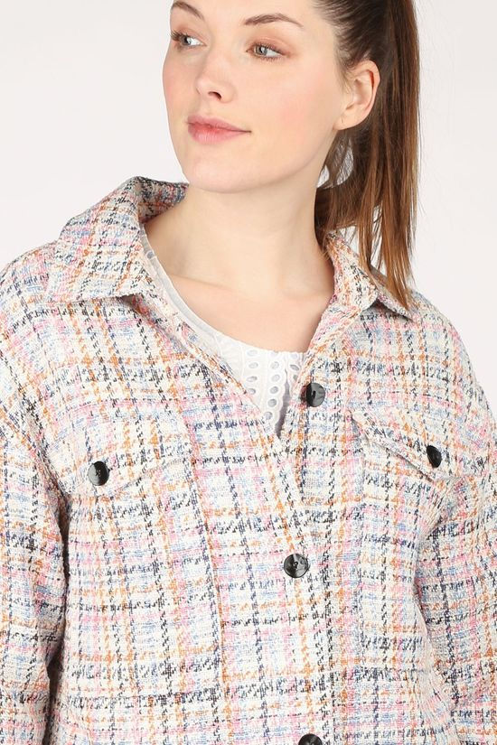 Numph Blazer Nucela Ecru/Fuchsia