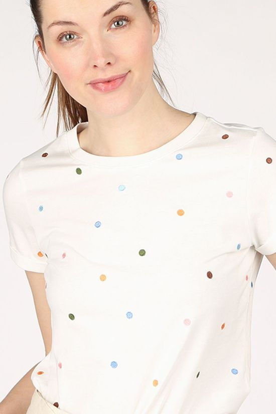 Numph T-Shirt Nubrennan white