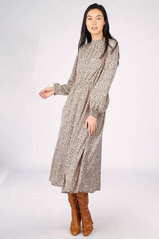Numph Robe Nucassie Brown/Ecru