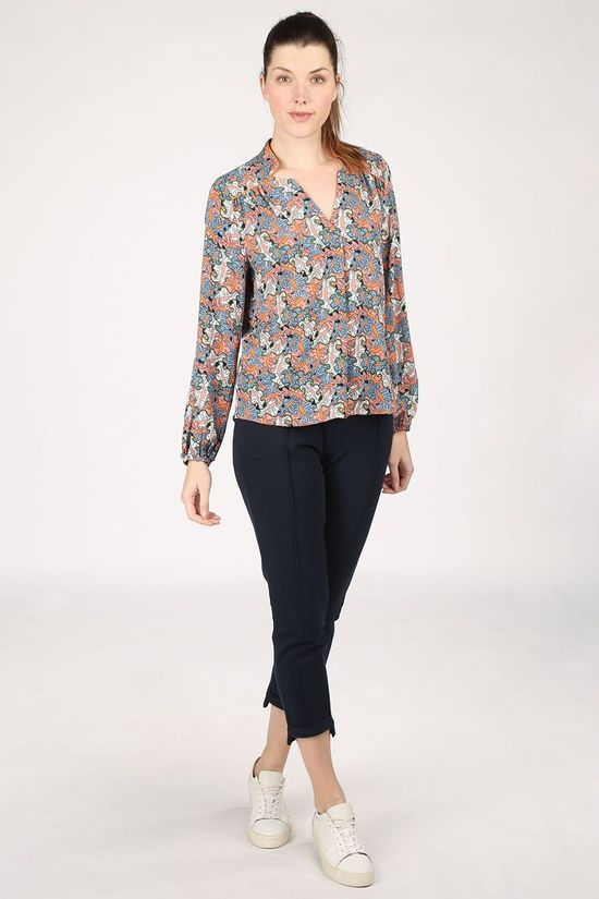 Numph Blouse Nubegonia blue/light pink